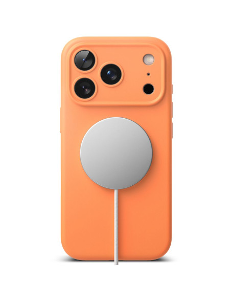 Etui do iPhone 17 Pro Max Ringke MagSafe Silicone MagSafe Pomarańczowy