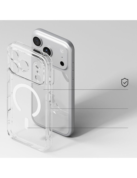 Etui do iPhone 17 Pro Max Ringke MagSafe Fusion MagSafe Przezroczysty