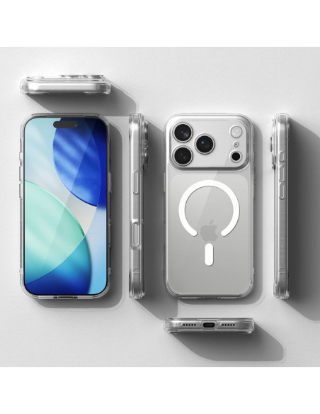 Etui do iPhone 17 Pro Max Ringke MagSafe Fusion MagSafe Przezroczysty