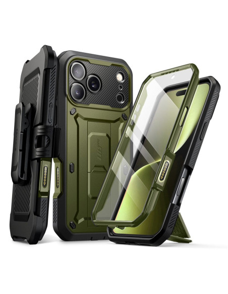 Etui do iPhone 17 Pro Max SupcaseUb Pro Zielony