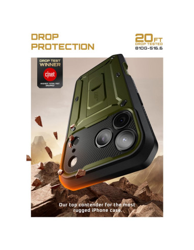 Etui do iPhone 17 Pro Max SupcaseUb Pro Zielony