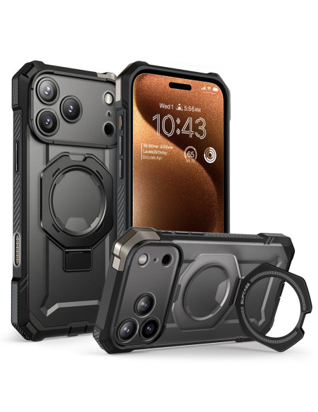 Etui do iPhone 17 Pro Max Supcase MagSafe Ub Grip MagSafe Czarny