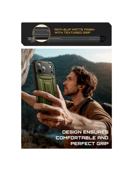 Etui do iPhone 17 Pro Max SupcaseUb Pro Zielony
