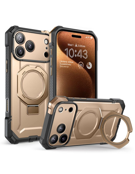 Etui do iPhone 17 Pro Max Supcase MagSafe Ub Grip MagSafe Złoty