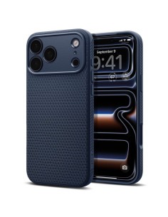 Etui iPhone 17 Pro Max Spigen Liquid Air Niebieski