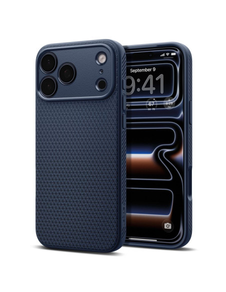 Etui iPhone 17 Pro Max Spigen Liquid Air Niebieski