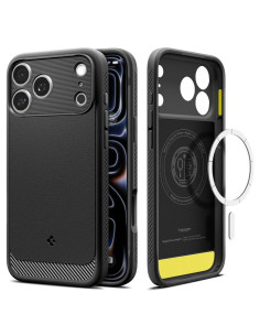 Etui iPhone 17 Pro Max Spigen Magsafe Rugged Armo Czarny