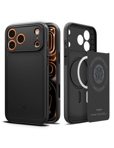 Etui iPhone 17 Pro Max Spigen Magsafe Thin Fit Czarny