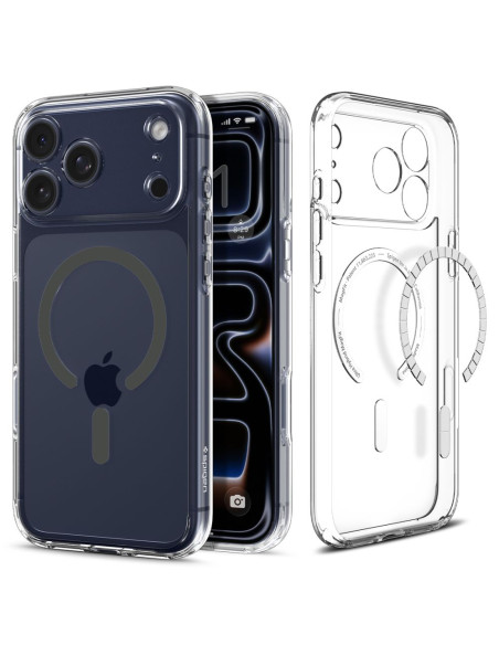 Etui iPhone 17 Pro Max Spigen Magsafe Ultra Hybrid Przezroczysty