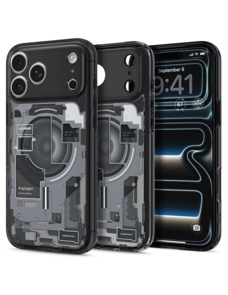 Etui iPhone 17 Pro Max Spigen Magsafe Ultra Hybrid Czarny