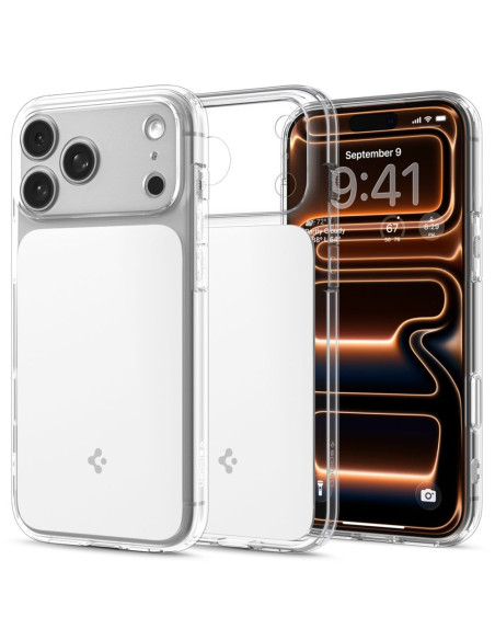 Etui iPhone 17 Pro Max Spigen Magsafe Ultra Hybrid "T" Biały