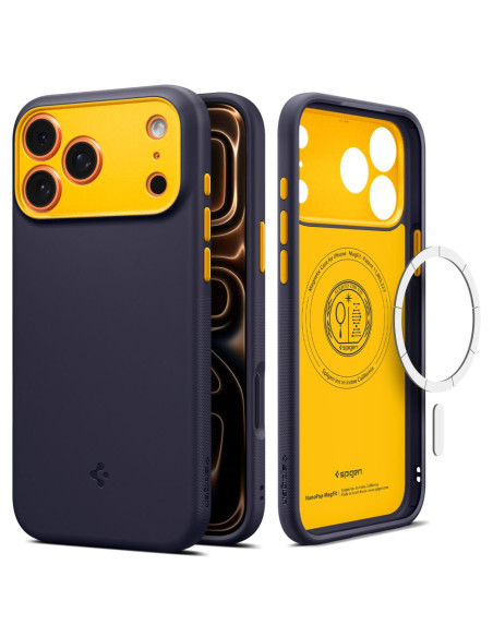 Etui iPhone 17 Pro Max Spigen Magsafe Nano Pop Niebieski