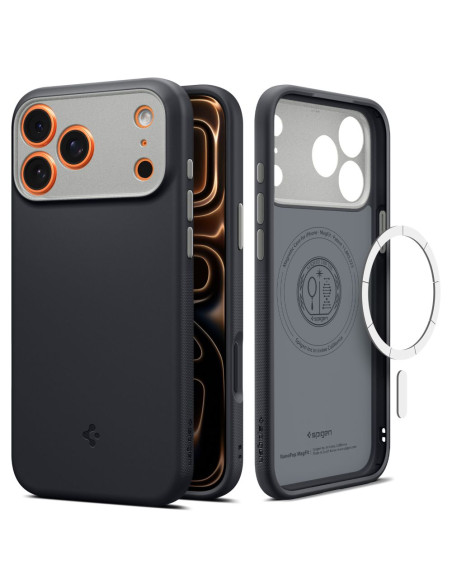 Etui do iPhone 17 Pro Max Spigen MagSafe Nano Pop MagSafe Czarny