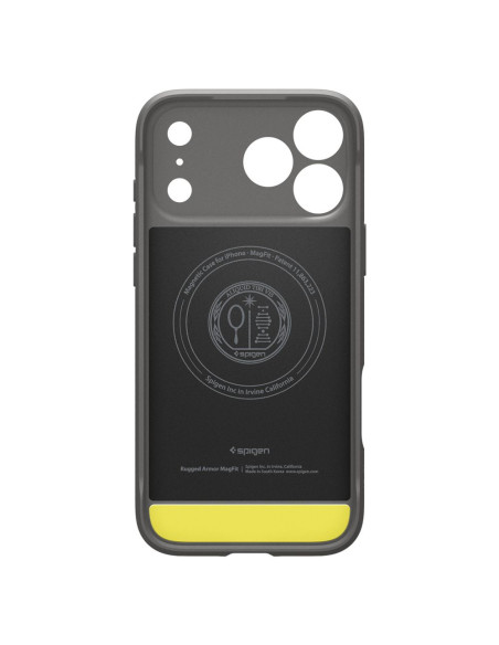 Etui iPhone 17 Pro Max Spigen Magsafe Rugged Armo Szary
