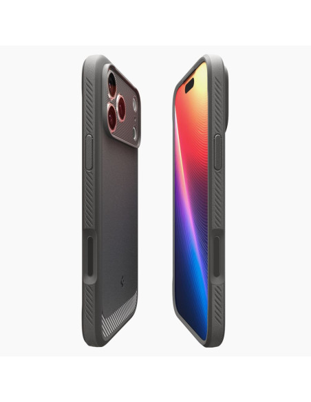 Etui iPhone 17 Pro Max Spigen Magsafe Rugged Armo Szary