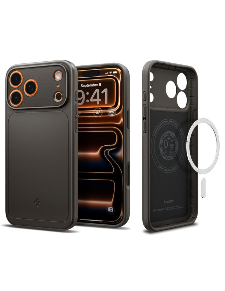 Etui iPhone 17 Pro Max Spigen Thin Fit Szary