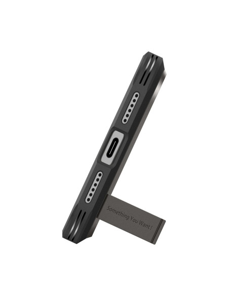 Etui iPhone 17 Pro Max Spigen Magsafe Tought Armor "T" Szary