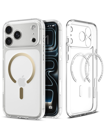 Etui iPhone 17 Pro Max Spigen Magsafe Ultra Hybrid Przezroczysty