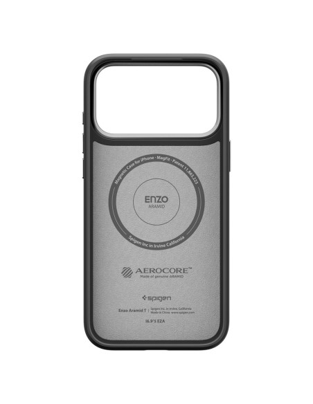 Etui iPhone 17 Pro Max Spigen Enzo Aramid "T" Mag Czarny