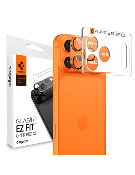 Osłona aparatu iPhone 17 Pro Max Spigen Optik Pro XL Czarny