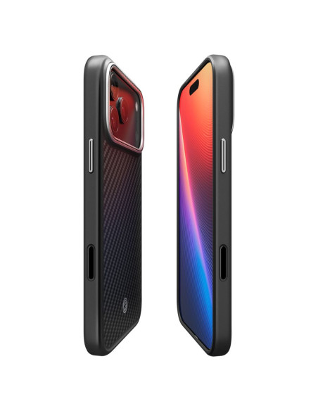Etui iPhone 17 Pro Max Spigen Enzo Aramid "T" Mag Czarny