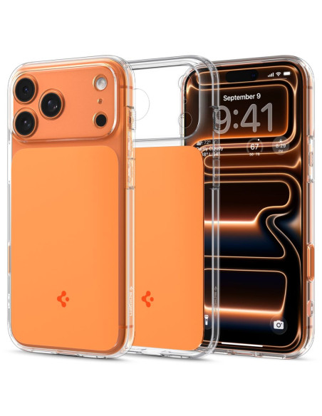 Etui iPhone 17 Pro Max Spigen  Ultra Hybrid "T" Pomarańczowy