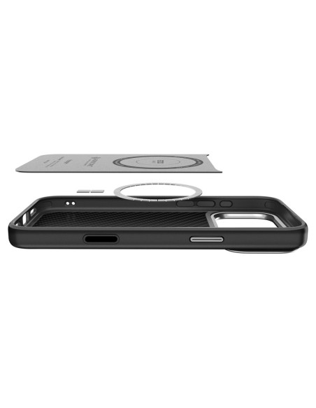 Etui iPhone 17 Pro Max Spigen Enzo Aramid "T" Mag Czarny