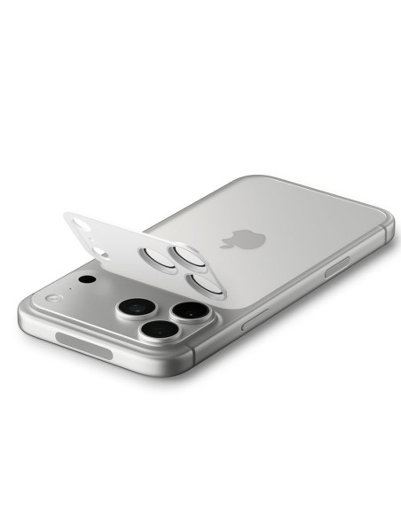 Osłona aparatu iPhone 17 Pro Max Spigen Optik Pro XL Srebrny