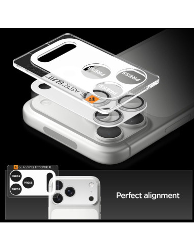 Osłona aparatu iPhone 17 Pro Max Spigen Optik...