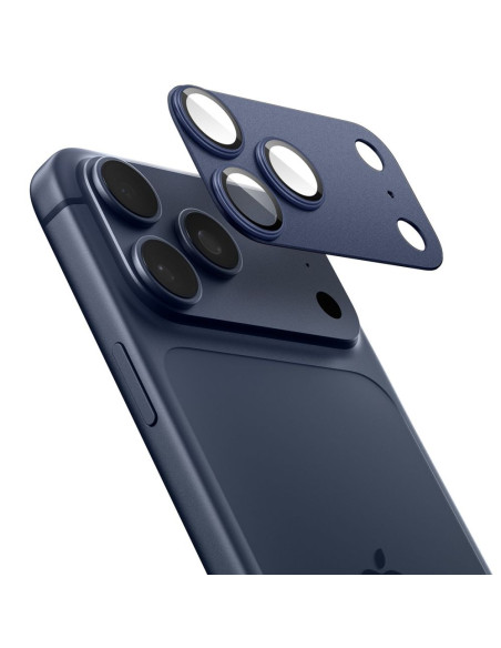 Osłona aparatu iPhone 17 Pro Max Spigen Optik Pro XL Niebieski