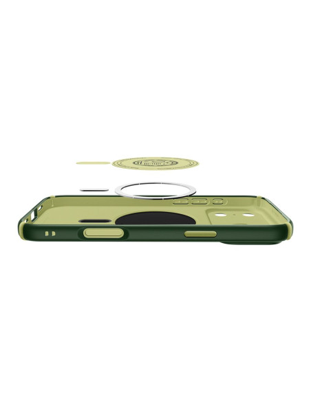 Etui do iPhone 17 Pro Max Spigen MagSafe Nano Pop Hybrid MagSafe Zielony