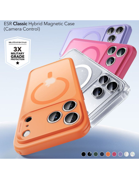 Etui do iPhone 17 Pro Max ESR MagSafe Classic Hybrid MagSafe Pomarańczowy