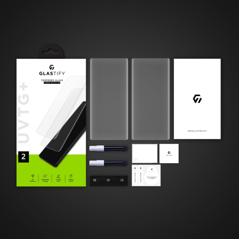 2x Szkło Hartowane Glastify UV tg+ Galaxy S23...