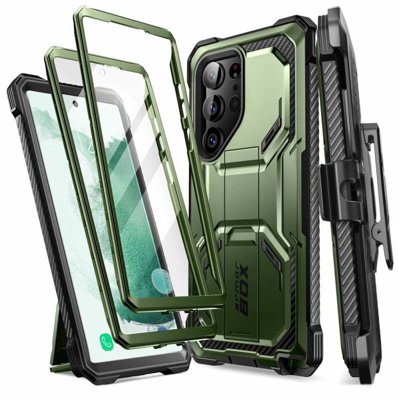 Etui Do Galaxy S23 Ultra Supcase Iblsn Armorbox Zielony