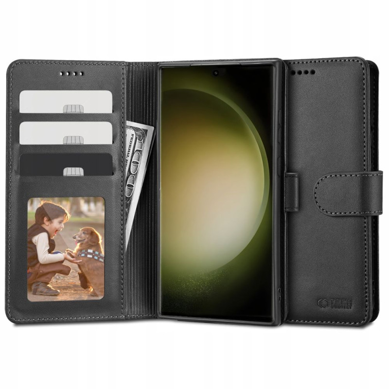 Etui Do Galaxy S23 Ultra Tech-Protect Wallet Czarny