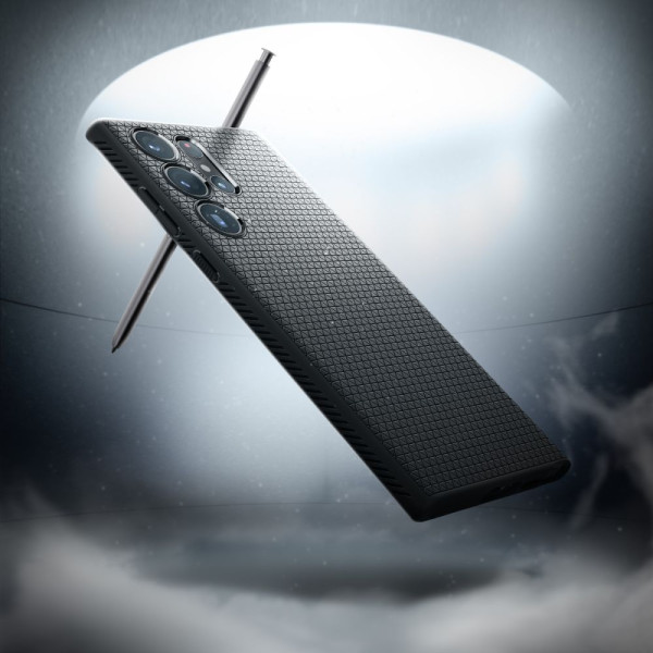 Etui Do Galaxy S23 Ultra Spigen Liquid Air Czarny Matowy