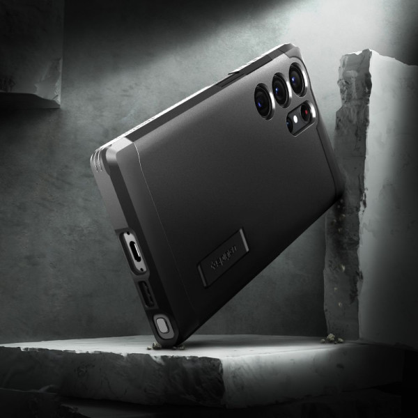 Etui Do Galaxy S23 Ultra Spigen Tough Armor Czarny