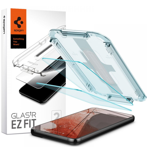 2x Szkło Hartowane Spigen Glas.Tr " Ez Fit " Galaxy S22