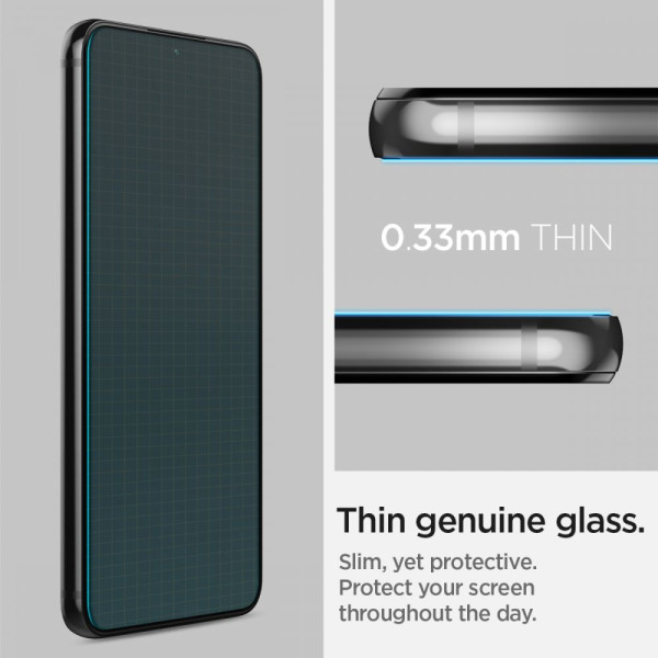 2x Szkło Hartowane Spigen Glas.Tr " Ez Fit " Galaxy S22
