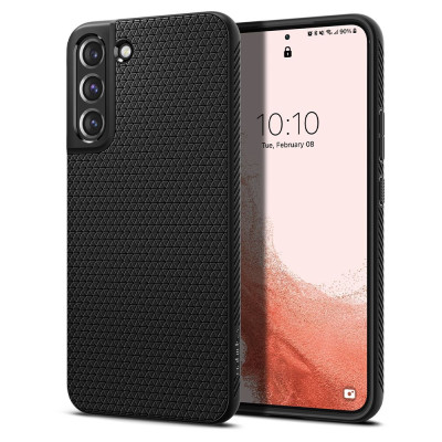 Etui Do Galaxy S22 Spigen Liquid Air Czarny Matowy