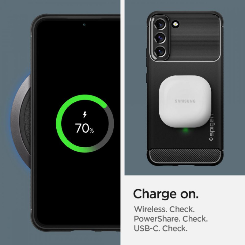 Etui Do Galaxy S22 Spigen Rugged Armor Czarny...