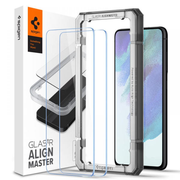 2x Szkło Hartowane Spigen Alm Glas.Tr Galaxy S21 FE