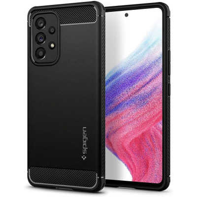 Etui Do Galaxy A53 5G Spigen Rugged Armor Czarny Matowy
