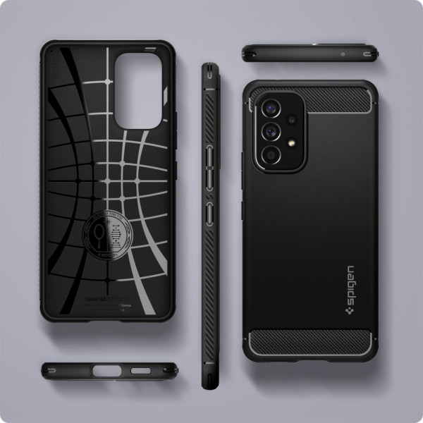 Etui Do Galaxy A53 5G Spigen Rugged Armor Czarny Matowy