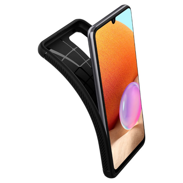 Etui Do Galaxy A52 / A52S Spigen Rugged Armor Czarny Matowy