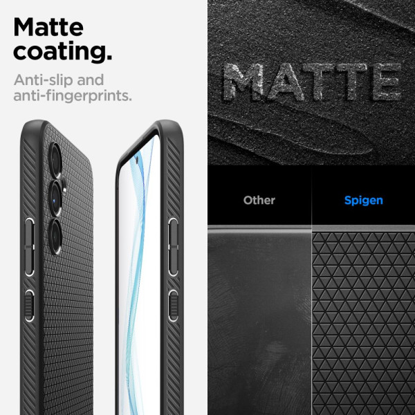 Etui Do Galaxy A54 5G Spigen Liquid Air Czarny Matowy