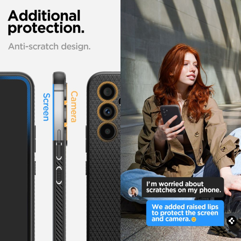 Etui Do Galaxy A54 5G Spigen Liquid Air Czarny...