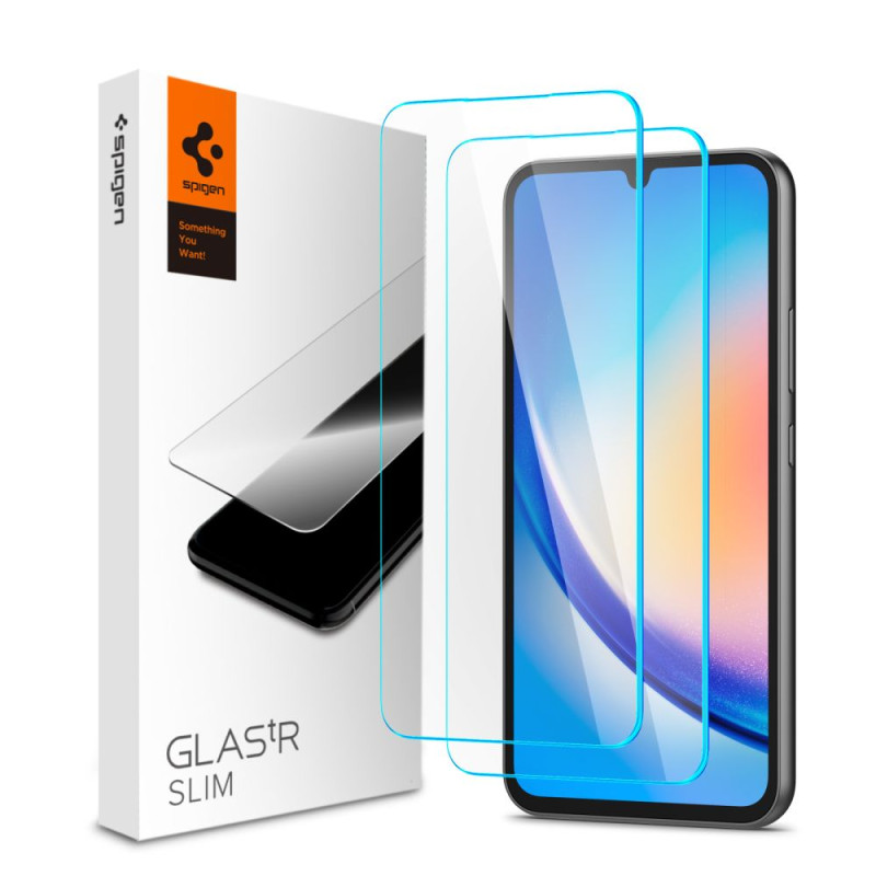 2x Szkło Hartowane Spigen Glas.Tr Slim Galaxy A34 5G