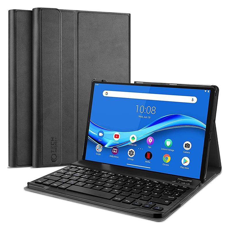 Etui Z Klawiaturą Do Lenovo Tab M10 10.1 3Gen TB328 Tech-Protect Smartcase + Keyboard Czarny