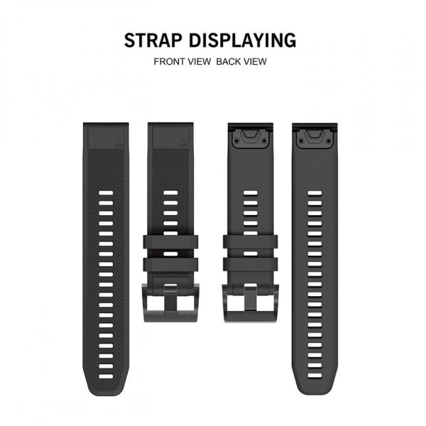 Pasek Do Garmin Fenix 3 / 5X / 3HR / 5X Plus / 6X / 6X Pro / 7X Tech-Protect Smooth Czarny